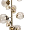 Golvlampa Balloon -Mässing/Rökigt Glas, 160cm - KARE Design