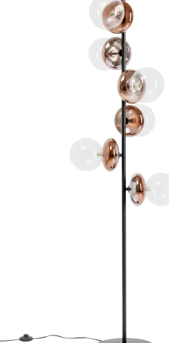 Golvlampa Double Bubble - Koppar, 165cm - KARE Design
