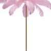 Golvlampa Feather Palm - Rosa, 165cm - KARE Design