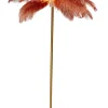 Golvlampa Feather Palm - Roströd, 165cm - KARE Design