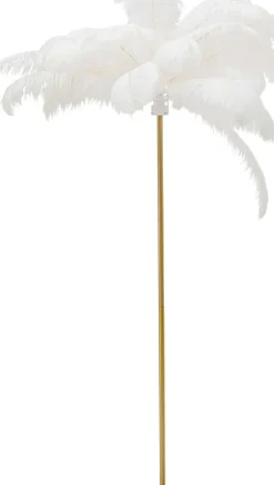 Golvlampa Feather Palm - Vit, 165cm - KARE Design