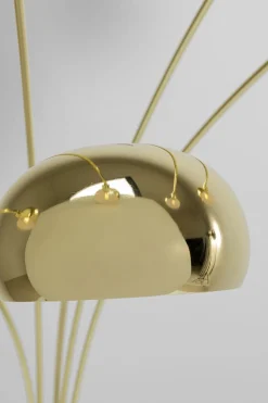 Golvlampa Five Fingers - Femarmad Lampa, Mässing, 215cm - KARE Design