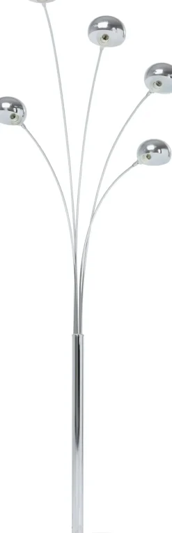 Golvlampa Five Fingers - Femarmad Lampa, Krom, 215cm - KARE Design