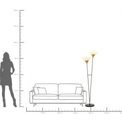Golvlampa Gocce, 174cm - KARE Design