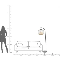 Golvlampa Grato, 156cm - KARE Design