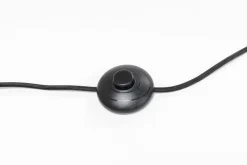 Golvlampa Scala Klot - Glas/ Svart, 160 cm - KARE Design