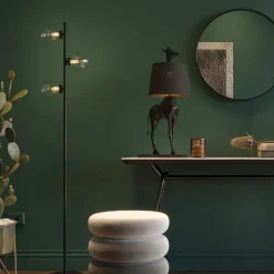 Golvlampa Three Balls - Matt Svart, 160cm - KARE Design