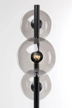 Golvlampa Three Balls - Matt Svart, 160cm - KARE Design