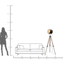 Golvlampa Versus Vintage, 155cm - KARE Design