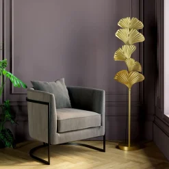 Golvlampa Yuva - Guld, 160cm - KARE Design