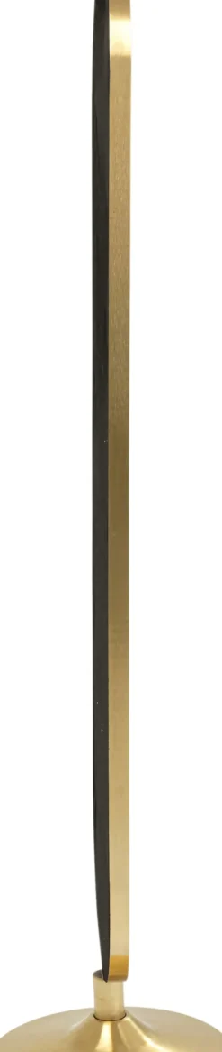 Golvspegel Curve - Ram i Borstad Mässing, 170x40cm - KARE Design
