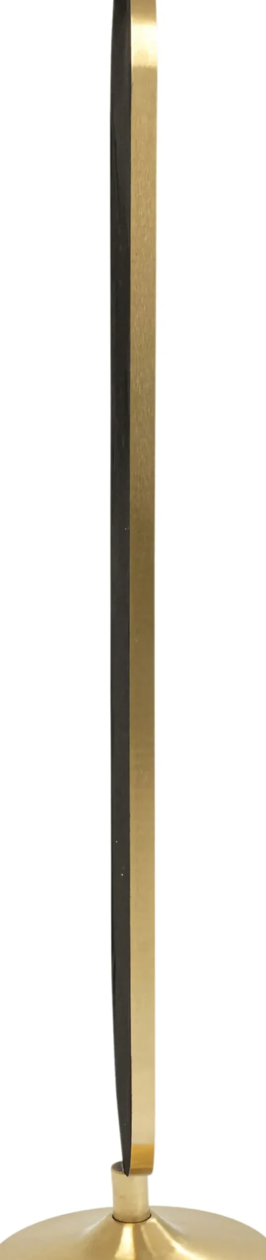 Golvspegel Curve - Ram i Borstad Mässing, 170x40cm - KARE Design
