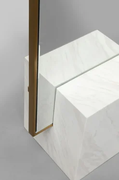 Golvspegel Hulda - Mässing, 180x46cm - KARE Design