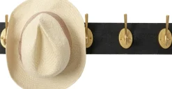 Hängare Classico - mörkt massivt trä, Guld, 60cm - KARE Design