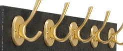 Hängare Classico - mörkt massivt trä, Guld, 60cm - KARE Design