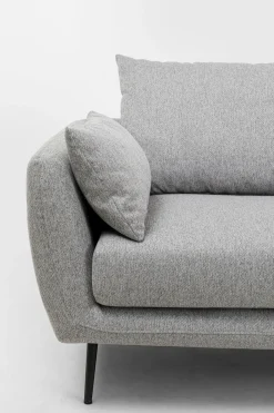 Hörnsoffa Amalfi - Grå, 2-Sits - KARE Design