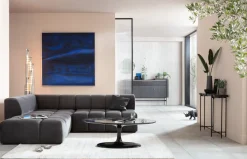 Hörnsoffa Belami - Grå Vänster, 265x210cm - KARE Design