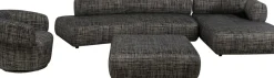 Hörnsoffa Bow - Grå, 334x180cm - KARE Design