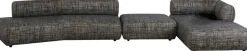 Hörnsoffa Bow - Grå, 334x180cm - KARE Design