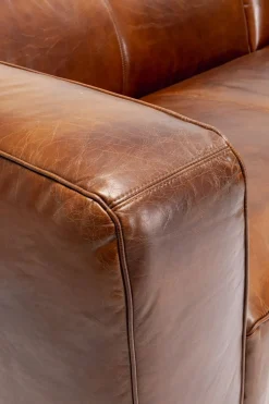 Hörnsoffa Cubetto Divan - Brun Läder - KARE Design