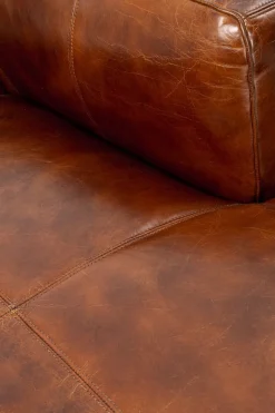 Hörnsoffa Cubetto Divan - Brun Läder - KARE Design