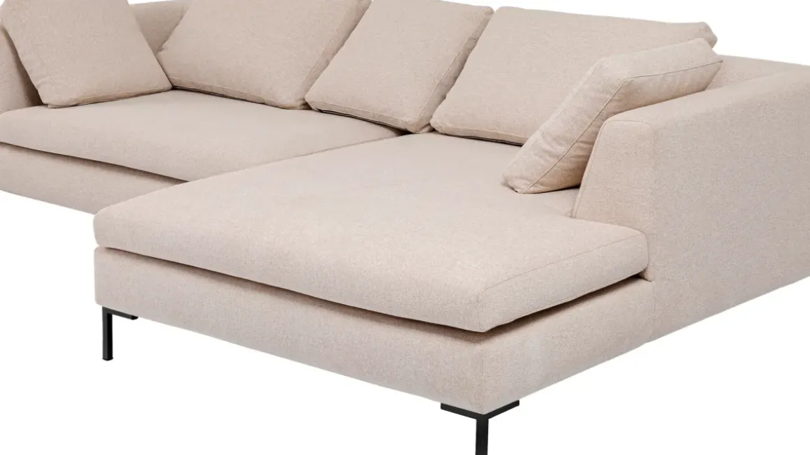 Hörnsoffa Gianni - Creme Höger, 290x167cm - KARE Design