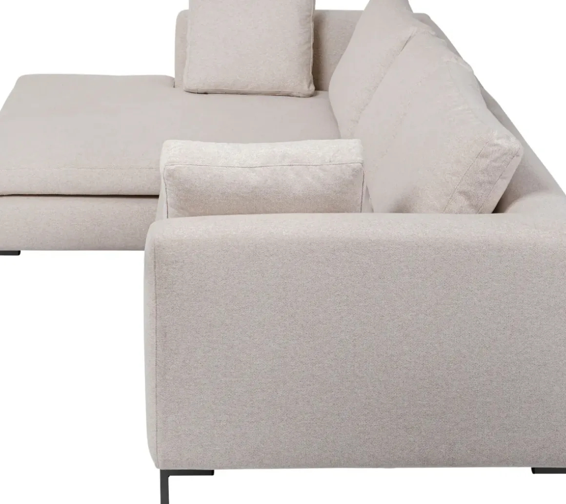 Hörnsoffa Gianni - Creme Vänster, 290x167cm - KARE Design