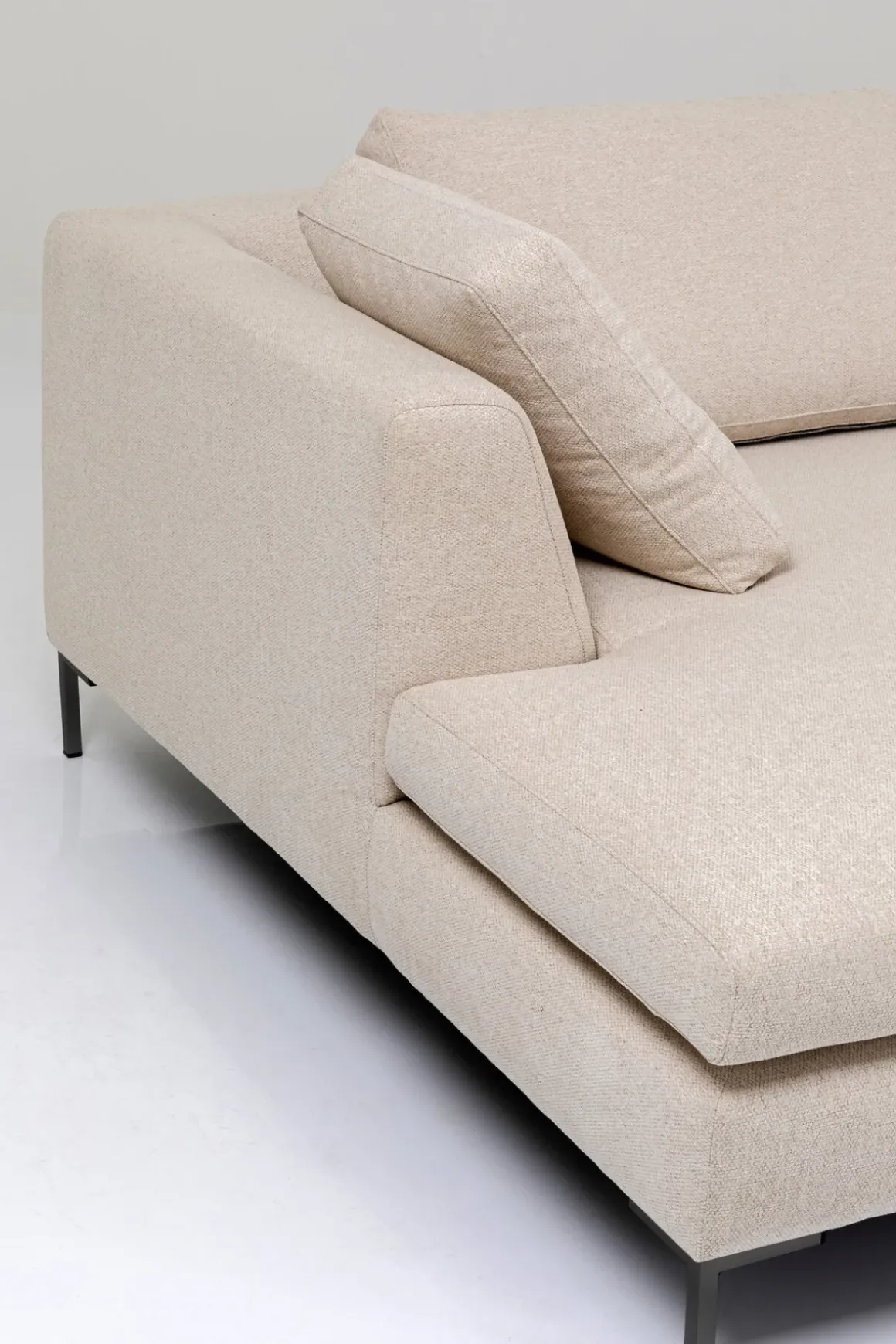 Hörnsoffa Gianni - Creme Vänster, 290x167cm - KARE Design