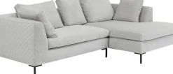 Hörnsoffa Gianni - Grå Manchester Höger, 290x167cm - KARE Design