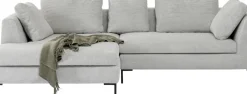 Hörnsoffa Gianni - Grå Manchester Vänster, 290x167cm - KARE Design