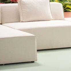 Hörnsoffa Infinity  - Creme Vänster, 306x182cm - KARE Design