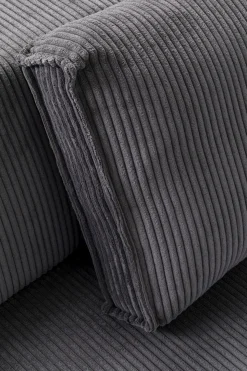 Hörnsoffa Infinity - Med Ottoman, Grå Manchester, Höger - KARE Design