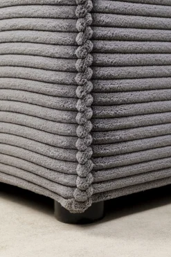 Hörnsoffa Infinity - Med Ottoman, Grå Manchester, Höger - KARE Design