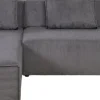 Hörnsoffa Infinity - Med Ottoman, Grå Manchester, Vänster - KARE Design