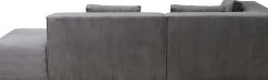 Hörnsoffa Infinity - Med Ottoman, Grå Manchester, Vänster - KARE Design