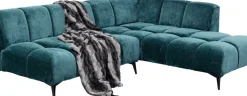 Hörnsoffa Nia Glam - Mörkgrön Höger, 250cm - KARE Design