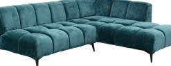 Hörnsoffa Nia Glam - Mörkgrön Höger, 250cm - KARE Design