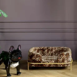 Hundbädd/Kattbädd Diva Leo - Leopardmönstrad - KARE Design