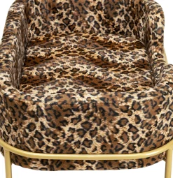 Hundbädd/Kattbädd Diva Leo - Leopardmönstrad - KARE Design