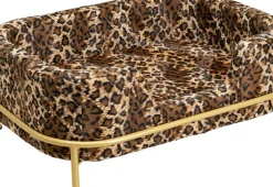 Hundbädd/Kattbädd Diva Leo - Leopardmönstrad - KARE Design
