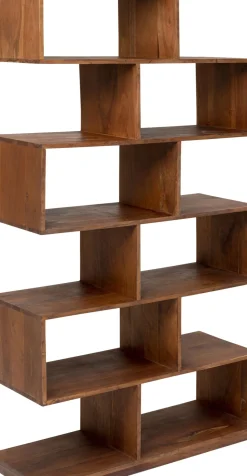 Hylla Authentico Zick Zack - Öppen Bokhylla, 180x100cm - KARE Design