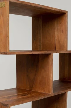 Hylla Authentico Zick Zack - Öppen Bokhylla, 180x100cm - KARE Design