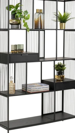 Hylla Bologna - Svart, 200x125cm - KARE Design