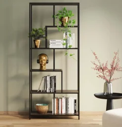 Hylla Loftie - Svart, 77x185cm - KARE Design