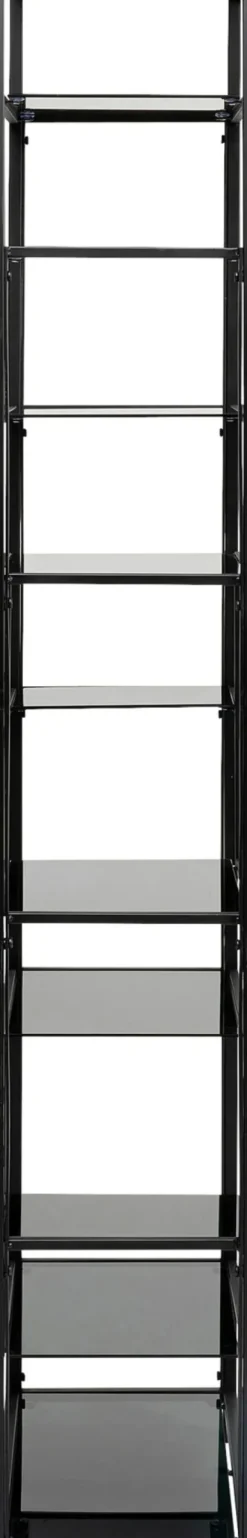 Hylla Loft - Öppen Bokhylla i Svart, 195x60cm - KARE Design