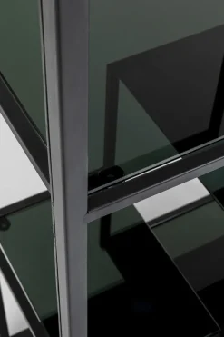 Hylla Loft - Öppen Bokhylla i Svart, 195x60cm - KARE Design