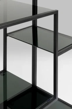 Hylla Loft - Öppen Bokhylla i Svart, 195x60cm - KARE Design
