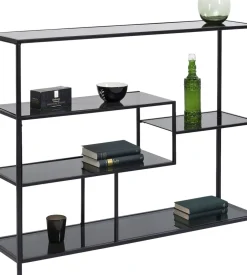 Hylla Loft - Öppen Bokhylla/Sideboard i Svart, 100x115cm - KARE Design