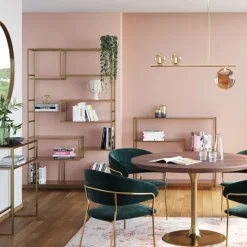 Hylla Loft - Öppen Bokhylla/Sideboard i Guld/Glas, 100x115cm - KARE Design