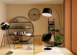 Hylla Mason Round - Öppen Bokhylla, 180x175cm - KARE Design